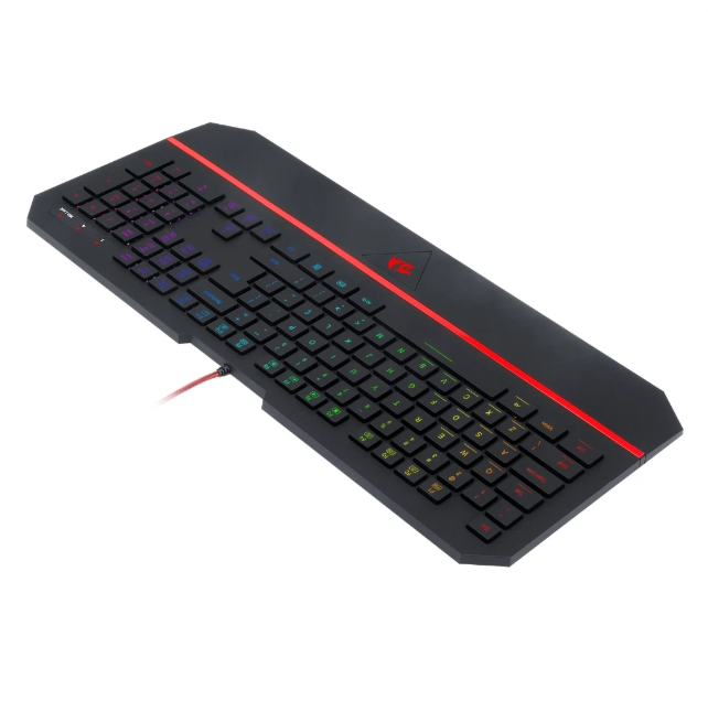 Teclado Gamer Membrana Redragon Karura 2 Preto RGB K502RGB