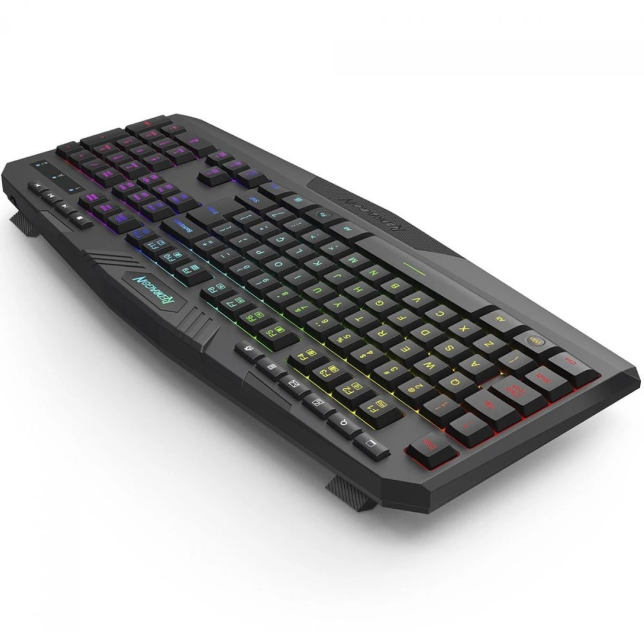 Teclado Gamer Redragon Harpe, Wireless, RGB, Membrana, ABNT2, Full-Size, Preto, K503-KS