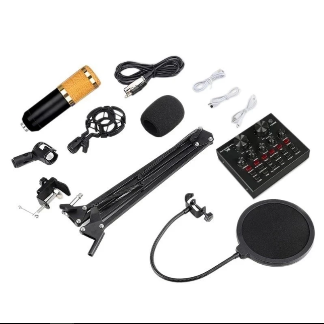 Kit Streamer  Keedi Mic800 Com Braço Articulado + Mesa V8