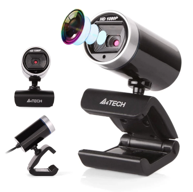 Webcam A4tech Pk-910h C/ Microfone - Usb - Full Hd