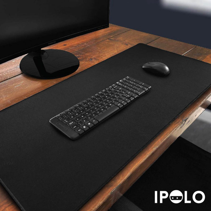 Mousepad Gamer Preto Sem Desenho Extra Grande 90x40 Cm
