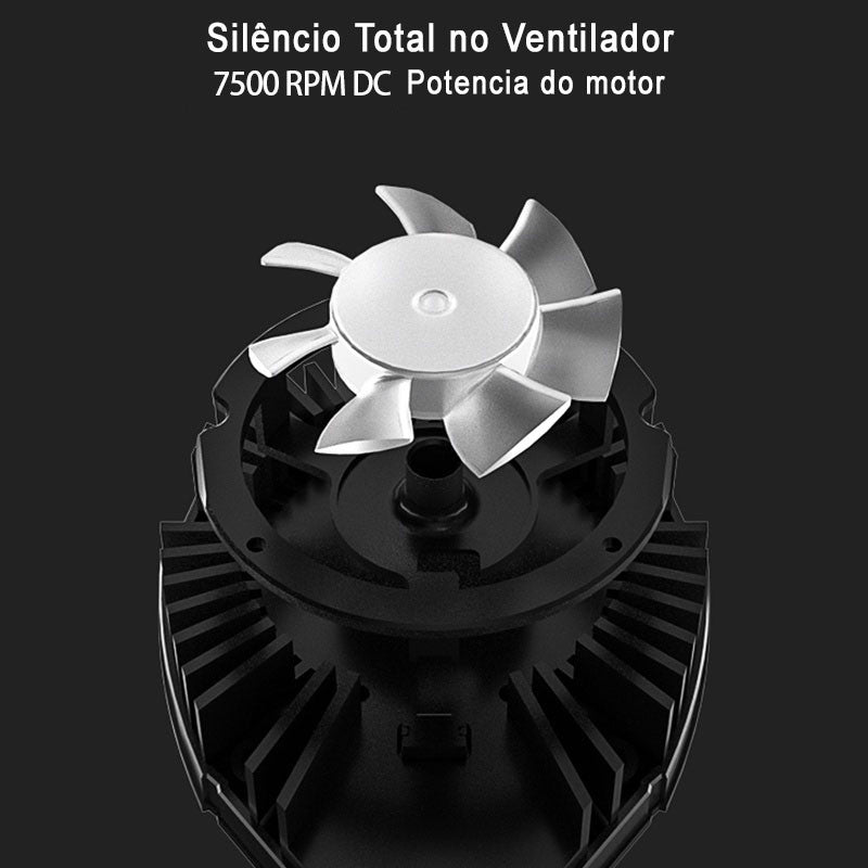 Cooler Gamer Para Celular Pro Memo Dl05 Led Rgb Refrigeração